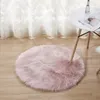 Teppiche Weicher Schaffell-Teppich Stuhlbezug Künstliche Wolle Warmer haariger Teppich Schlafzimmermatte Sitzpolster Hautfell Teppiche Textil