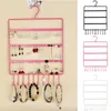 Jewelry Pouches Creative Earrings Display Shelf Home Bracelet Necklace Storage Rack Hanging Organizer Pink White Black