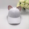 Gorras de béisbol La gorra de béisbol con orejas de gato para mujer y niña hecha de algodón puro gorra ecuestre topi lindo sombrero femenino 221202