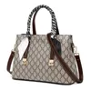 Bags Shoulder Large New Ladies Handbag Fashion Atmosphere Messenger Bag Brown Color top