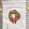 Kwiaty dekoracyjne świąteczne rattan wieńca sosna naturalne gałęzie stożki jagodowe dostarcza drzwi do dekoracji drzwi nr t1g