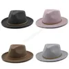 Wide Brim Hats Bucket Hats Felt Fedora Hats Mens Womens Hat For Women Men 2021 Fedoras Woman Man Jazz Top Cap Female Male Caps Aut Dhlka