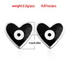 Stud Fashion Jewelry Orecchini a forma di occhio diabolico per le donne Cute Heart Blue Eyes Drop Delivery Dhthz