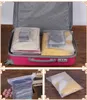 Presentförpackning 50st 140Micron Båda sidor Frosted Garment Zipper Bag T-shirt Underkläder Socks Toys Towk Travel Wash Supplies Packaging Pouches 221202