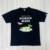Herr t-shirts 2022SS Human Made Eagle Tee Men Women Duck Graphic Human Made T Shirt Cotton Tops Loose Short Sleeve T221202