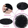 100G 120G 140G HUSH HARRY HARKY KINKY PONYTAILS HAREPICES for American Black Women Afro Curly Clule Ponytail Piece Praystring Pony Extension Blonde Gray Color