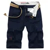 Men's Jeans Men Plus Size Loose Casual Multi-Bag Sport 5pts Medium Pants Tide 887