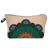 Bolsas de armazenamento Mandala Bag Cosmético Bohemia 3D Impressão Maquiagem Mulheres Mulheres Viagem Caso de Maquiagem Zipper Cosméticos Bag Organizador Sn5043