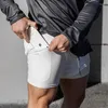 2024 ll citroenen shorts sport sport heren heren dubbeltek jogging running 2 in 1 heren gym korte fiess workout broek man s man