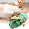 Hundebekleidung Haustier Kauspielzeug Molar Reinigung Zähne Welpenschuhe Squeeze Sound Spielen Hamster Zubehör Adressanhänger für Hunde