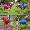 Одежда для собак водонепроницаемой одежды для больших зимних теплых больших курток с мягкой флисовой флисовой шерстью безопасность для питомца отражающая дизайн одежда 221202