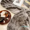 Blanket Highend Faux Rabbit Fur Warm Winter Soft Thicken Warmth for Beds Comfortable SkinFriendly Luxury Cozy