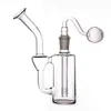 10pcs Recycler Glass Bong Hookah Recyable Dab Rigs Smoking water pipe bongs ice catcher hookahes 14mm joint with male glass oil burner pipe
