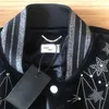 Hög version Mens Baseball Jacket Y Diamond Embroidered Velvet Coat Saint Designer Jackets Män Kvinnor Dräkt överdimensionerad sportkläder