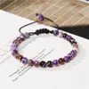 Strand Natural Fire Agates Beads Bacelets المجوهرات الموضة للجنسين الحجارة الأساور الملبدة بالخرز اليوغا هدية طاقة بالجملة بالجملة