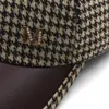 Ball Caps Trendy Houndstooth -Cap Classic Brown British Check Designer Hat Brand Brand Hats для девочек Женщины Winter Trucker Caps Bone 221202