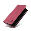 حالات الهاتف لـ Samsung S23 S22 S21 S20 Fe S10 Ultra Plus Note 20 A13 Wallet Retro Leather Case