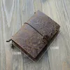 1PCS Creative Leather Retro Business Office Notebook 96 folhas diárias Memorando no bloco de pintura de moda Pintura de moda Cadernos de estudantes