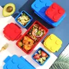 Lunch Boxes Plastic Blocks Splicing Bento Box Sealed Leakproof Food Storage Container Microwavable Portable School Office Lunchbox 221202