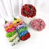 Dekorativa blommor 12/36st Artificial Daisy Flower Small Silk Bouquet Wedding Party Decoration Home Diy Wreath Present Box Scrapbook Supplies