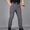 Pantaloni da uomo Uomo Casual Cargo Militari Tactic Army Pantaloni Uomo Traspirante Impermeabile Multi-tasche Pantalone Taglia S-5XL Plus 221202