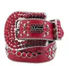 2022 Designer Riem Simon Herenriem Dames Sprankelende Diamant Zwart Wit Blauw Rood Veelkleurig7499587