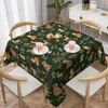 Nappe de table Folly Print Nappe Woodland Floral Wholesale Cute Cover Pique-nique Décoration Polyester