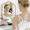 Vägglampor LED Vanity Mirror Lights Kit Style USB Makeup 10 BBS Fixtur Strip för bordsset Dimmer Power Drop Delivery Lighti Dhisr