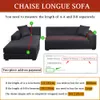 Stuhlhussen Sofa für Wohnzimmer, elastisch, solide Eckcouch-Abdeckung, L-förmiger Chaiselongue-Schonbezug, Schutz für 1/2/3/4-Sitzer 221202