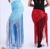 Stage Draag Belly Dance Performance Kostuum Hip sjaal voor dames taille riemkleuren