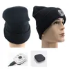 8 couleurs LED chapeaux tricotés pêche en plein air en cours d'exécution chapeau lumineux hiver chaud casquette cadeau de Noël