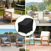 Chair Covers 2pcs Patio Outdoor Lawn Furniture Cover Lounge Deep Seat UV Protected With Waterproof