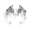 Ear Cuffs Earrings Women Trendy Silver Color Fake Piercing Clip on Earrings Costume Party Jewelry