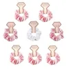 Crown Cover Card Party Favor Crystal Satin Large Scrunchie Wedding Party Gift Fashion Solid Color Set Hair Rope new