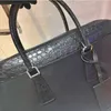 Luxury designer bag 2VE368D mens briefcase leather handbag large capacity laptop bags business letter triangle