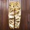 Men's Pants Hip Hop Men Shiny Silver Street Dance Mens Jogger Elastic Waist Hiphop Dancing Trousers Streetwear 221202