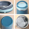 Scatole per il pranzo 630ml 1000ml Scatola per il pranzo in acciaio inossidabile Zuppa Thermos Bottiglia per alimenti Contenitore per alimenti Contenitore bento isolato con manico per bambini 221202