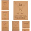 Pendant Necklaces Female Elegant Star Zodiac Sign 12 Constellation Necklaces Pendants Charm Gold Chain Choker Drop Delivery Jewelry Dhmuy