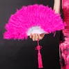 Stage Wear Belly Dance Fan Performance Props Feather Turkey