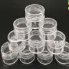 10g Clear Empty Cream Jar Packaging boxes 10ml Transparent Cream Pot Display Case10cc Cosmetic Jars