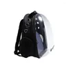 Dog Car Seat Covers Fully Transparent Outdoor Pet Bag Breathable Space Backpack Portable Travel Cat