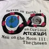 Мужские футболки с пенообразным принтом CPFM x Kid Cudi Man On The Moon III Tee Мужчины Женщины 1 1 Высококачественные черно-белые уличные футболки Новые T221202