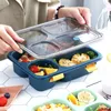 Lunch Boxes Portable Outdoor Bento box japanese style food storage containers LeakProof lunch box for kids with Soup Cup Breakfast Boxes 221202