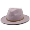 Wide Brim Hats Bucket Hats Felt Fedora Hats Mens Womens Hat For Women Men 2021 Fedoras Woman Man Jazz Top Cap Female Male Caps Aut Dhlka