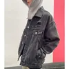 Men's Jackets High Street Vintage Wash Jacket Torn Jeans Jacket Men's And Women's Loose Casual Jacket T221202