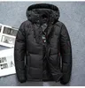 Gilet da uomo Inverno Piumino d'anatra bianca Uomo Parka Cappotto con cappuccio da esterno Giacca a vento casual Spessore caldo Neve Capispalla oversize 221201