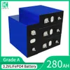 280AH LIFEPO4 3,2V DIY 4S 16S 12V 24V 48V Bateria recarregável para RV Electric Electric Power Systems Home Appliances