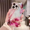 iPhone 14の豪華なケース13 Pro Max Glitter Dream Shell Crack Marble Phone Case 12 11 Pro XS XR 7 8 Plus 14ショックプルーフカバー