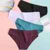 Culottes Femmes Fientoo 3pcsset culottes coton femmes sous-vêtements sexy sous-vêtements confort filles slips pour femme rayure coton intimes lingerie 221202