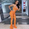 Tracksuits voor dames 2022 Zomer Tie Dye Backless 2 Tweedelige sets Bodysuit Pants Clubkleding Outfits Women Streetwear Sexy Mode kleding